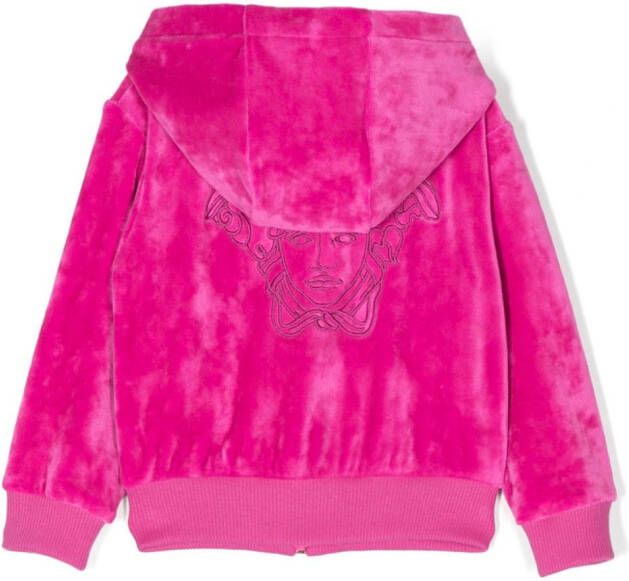 Versace Kids Medusa jack met geborduurd logo Roze