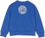 Versace Kids Katoenen sweater met logoprint Blauw - Thumbnail 2