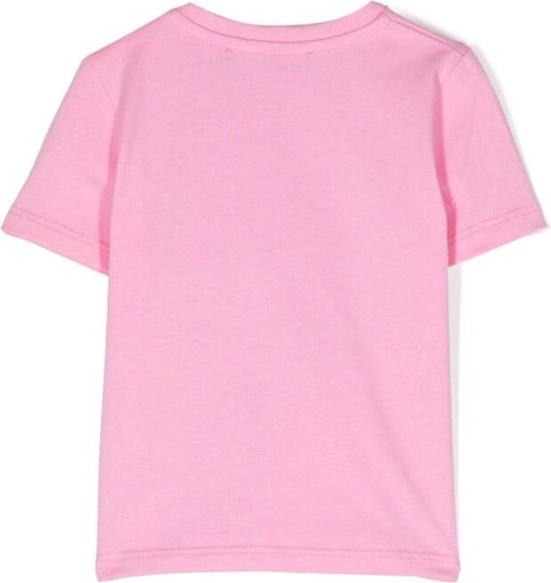 Versace Kids Medusa katoenen T-shirt Roze