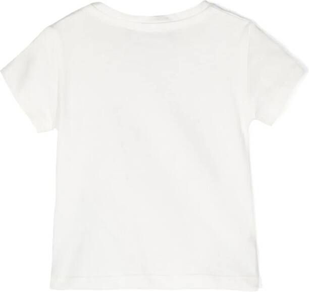 Versace Kids Medusa T-shirt met print Wit