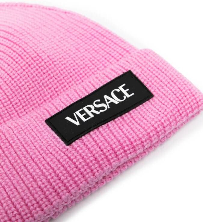 Versace Kids Muts met logopatch Roze