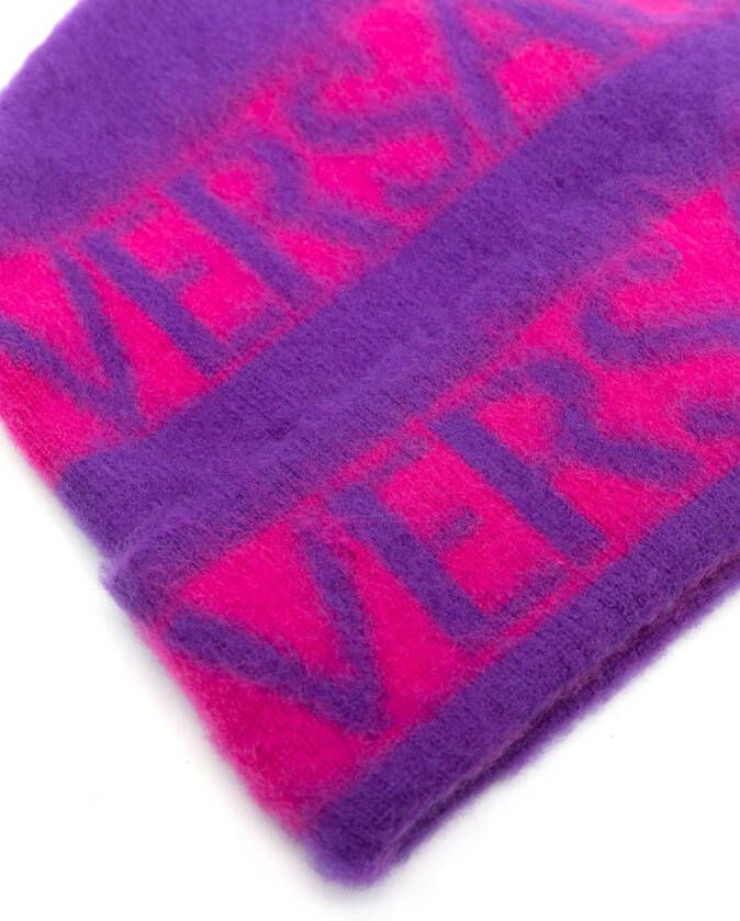 Versace Kids Muts met logoprint Roze