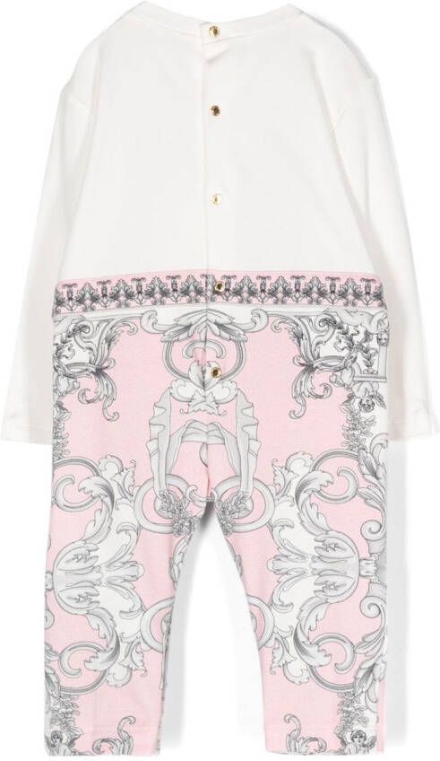Versace Kids Pyjama met barokprint Roze