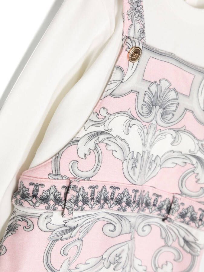 Versace Kids Pyjama met barokprint Roze