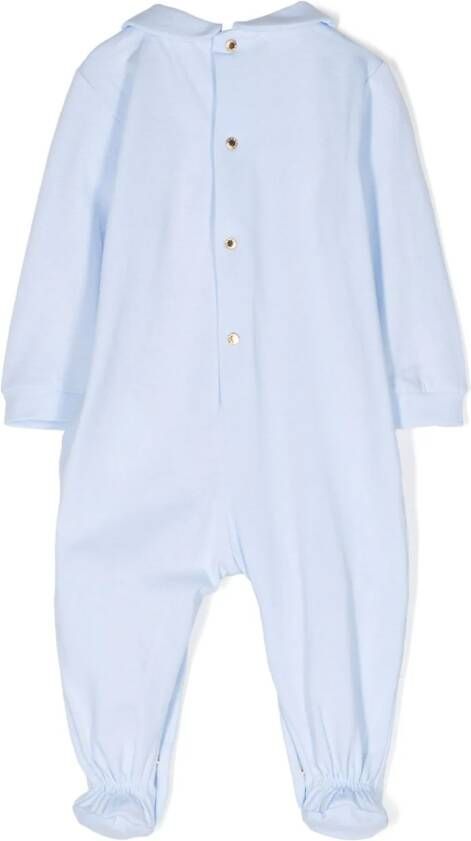 Versace Kids Pyjama van stretch-katoen Blauw
