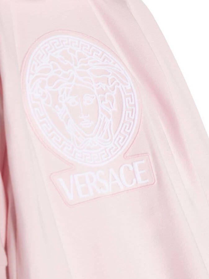 Versace Kids Pyjama van stretch-katoen Roze