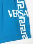 Versace Kids Shorts met logoprint Blauw - Thumbnail 3