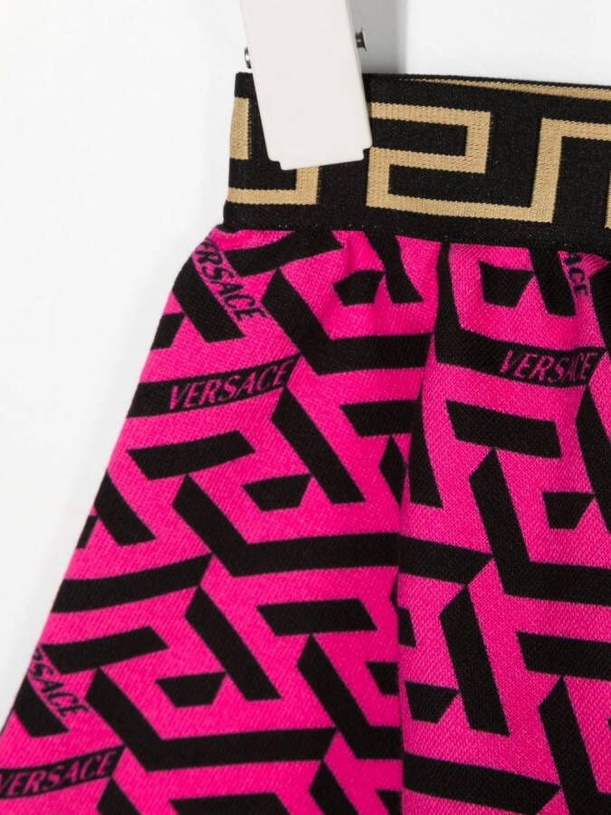 Versace Kids Shorts met wijde pijpen Roze