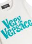 Versace Kids T-shirt met tekst Wit - Thumbnail 3