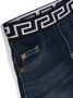Versace Kids Greca straight jeans Blauw - Thumbnail 3