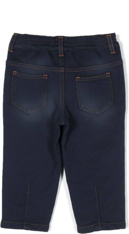 Versace Kids Straight jeans Blauw