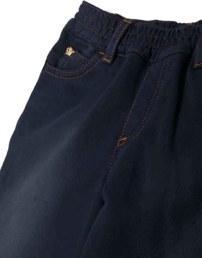 Versace Kids Straight jeans Blauw