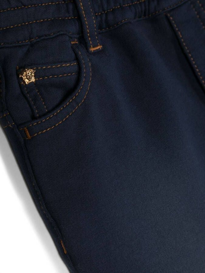 Versace Kids Straight jeans Blauw