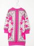 Versace Kids Sweaterjurk met barokprint Roze - Thumbnail 2