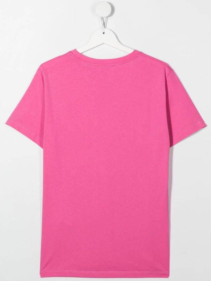Versace Kids T-shirt met logo Roze