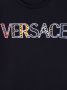 Versace Kids T-shirt met logopatch Blauw - Thumbnail 3