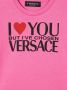 Versace Kids T-shirt met logoprint Roze - Thumbnail 3