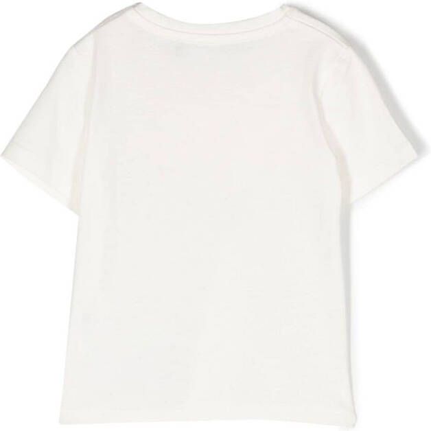 Versace Kids T-shirt met logoprint Wit