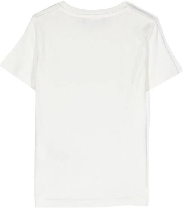 Versace Kids T-shirt met logoprint Wit