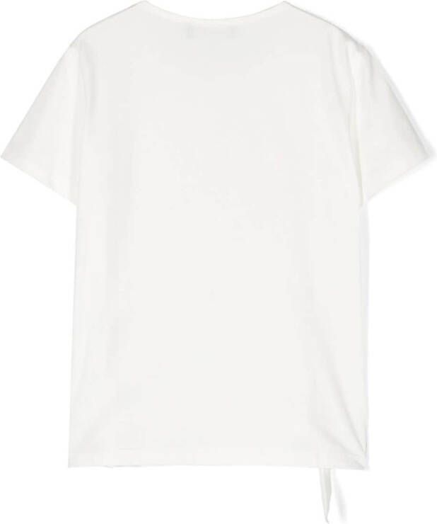 Versace Kids T-shirt met print Wit