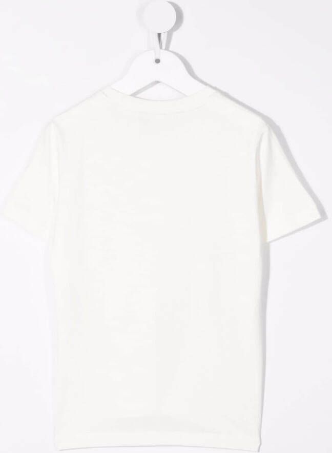 Versace Kids T-shirt met print Wit