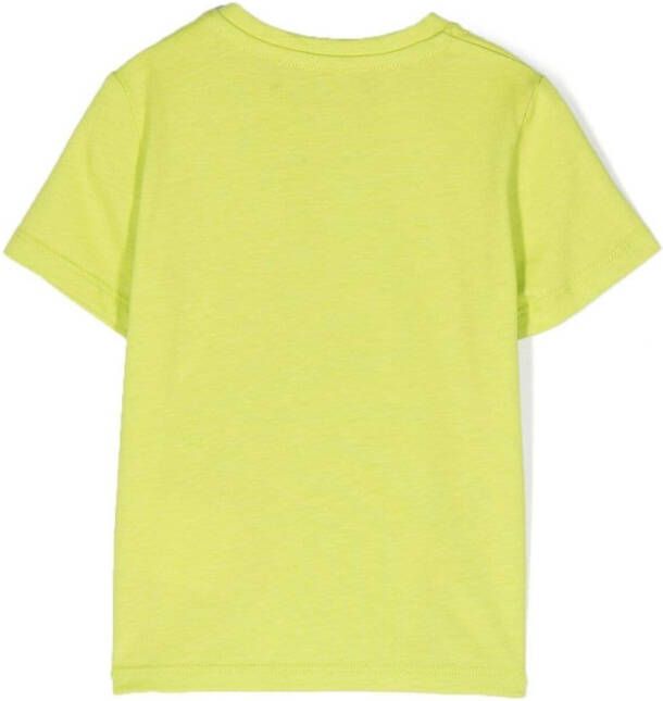 Versace Kids T-shirt met ronde hals Groen