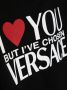 Versace Kids T-shirt met tekst Zwart - Thumbnail 3