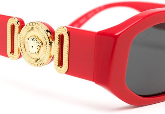 Versace Kids Zonnebril met Medusa amulet Rood