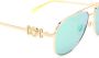 Versace Kids Zonnebril met rond montuur Goud - Thumbnail 2