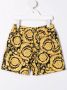 Versace Kids Zwembroek met Barocco Kidsprint Zwart - Thumbnail 2