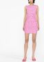 Versace Greca Gedrapeerde mini-jurk Roze - Thumbnail 2