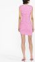 Versace Greca Gedrapeerde mini-jurk Roze - Thumbnail 4
