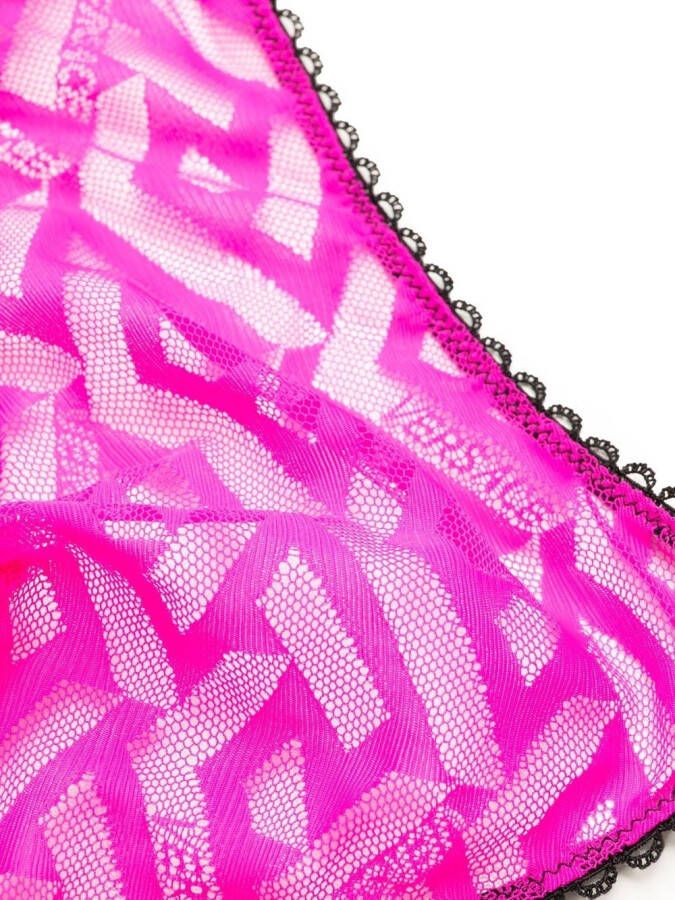 Versace Bralette van tule Roze