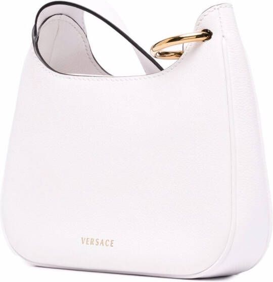 Versace La Medusa kleine hobo tas Wit