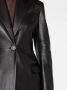 Versace Leren trenchcoat Zwart - Thumbnail 5