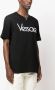 Versace T-shirt met geborduurd logo Zwart - Thumbnail 3