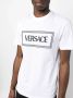Versace T-shirt met geborduurd logo Wit - Thumbnail 5
