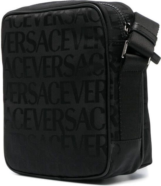 Versace Allover Neo crossbodytas met print Zwart
