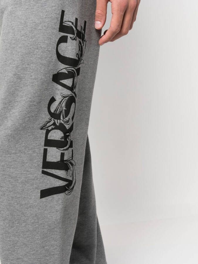 Versace Trainingsbroek met logoprint Grijs