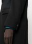Versace Mantel met enkele rij knopen Zwart - Thumbnail 5