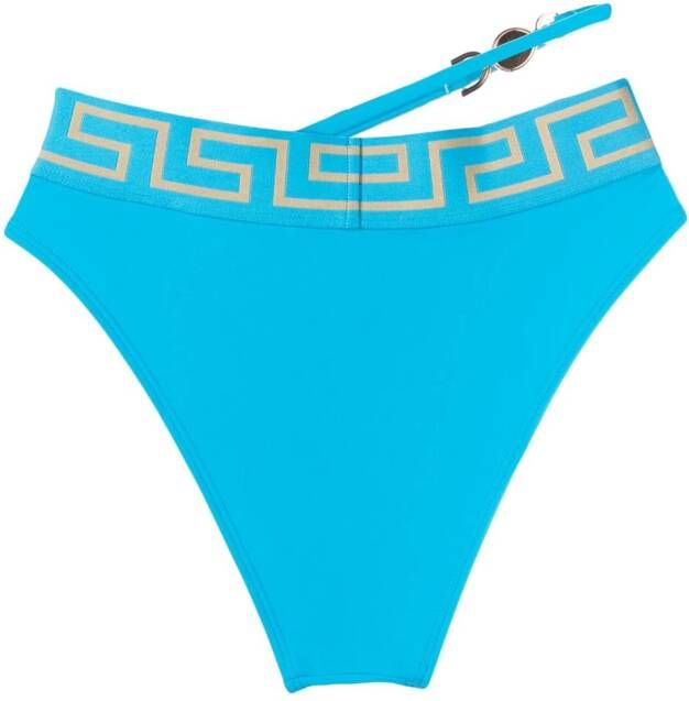 Versace High waist bikinislip Blauw