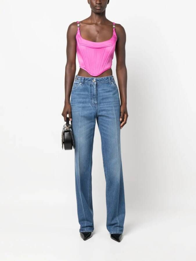 Versace Medusa '95 korset top Roze