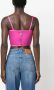 Versace Medusa '95 korset top Roze - Thumbnail 4