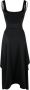 Versace Mouwloze midi-jurk Zwart - Thumbnail 2
