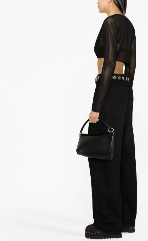 Versace Cropped vest Zwart