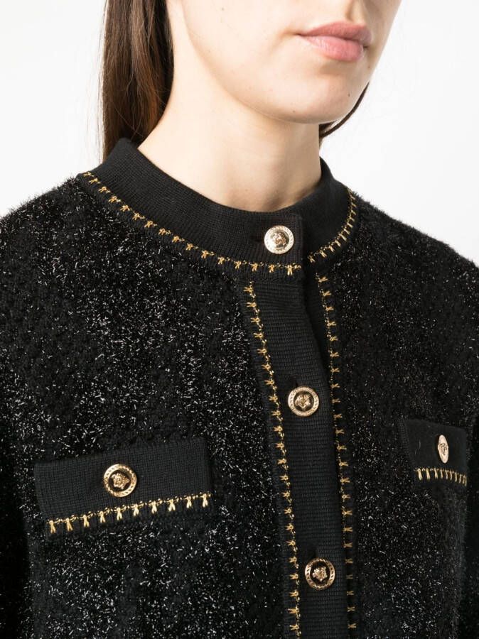 Versace Tweed jack Zwart