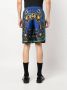 Versace Medusa Saddle zijden shorts Blauw - Thumbnail 4