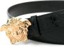 Versace La Medusa leren riem met krokodillen-reliëf Zwart - Thumbnail 2