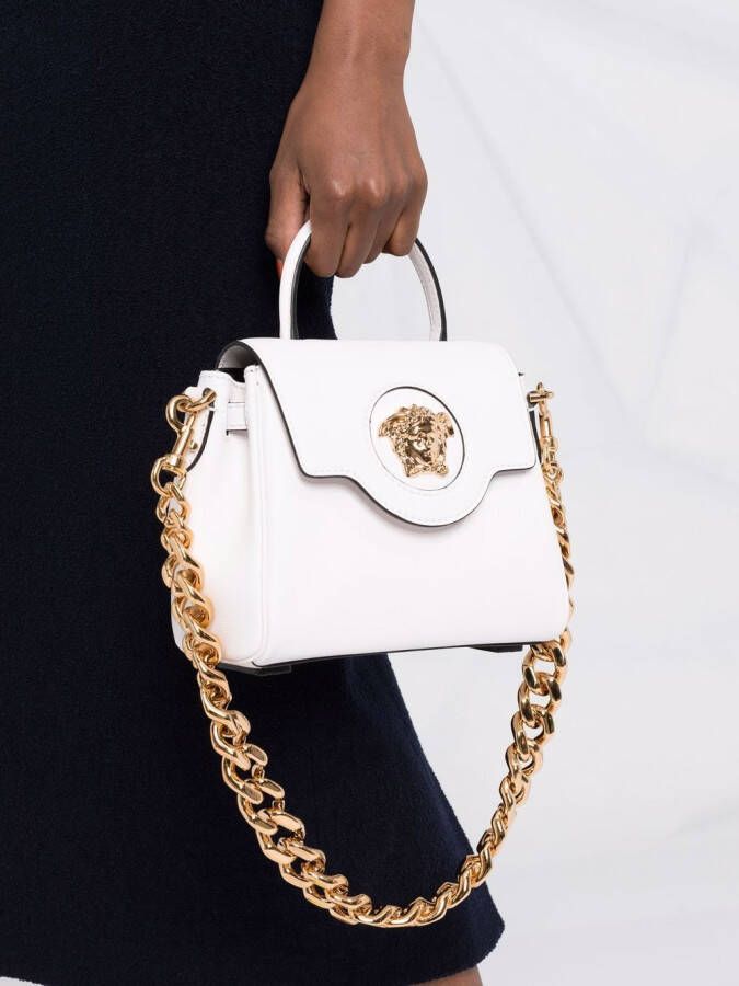 Versace La Medusa tas met handgreep Wit