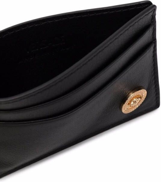 Versace Medusa leren pasjeshouder Zwart